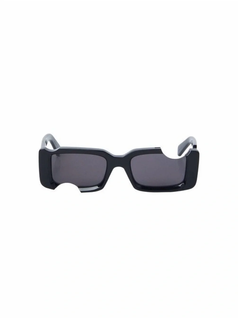 OFF-WHITE CADY CUT-OUT RECTANGULAR SUNGLASSES
